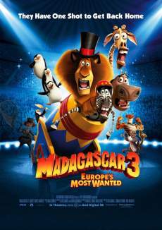 Madagascar 3 2012 Dual Audio Hindi 480p 300MB FilmyZilla